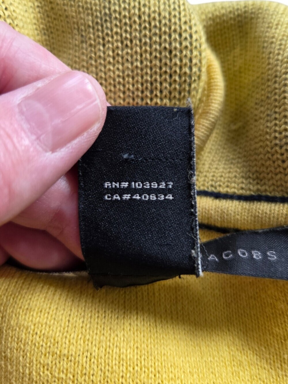 Marc by Marc Jacobs Hoodie Men Large Navy Wool Blend Full Zip - Picture 12 of 12